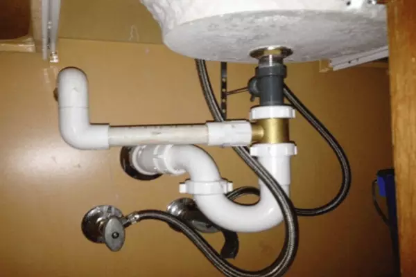 AC Drain Line Connected To Plumbing